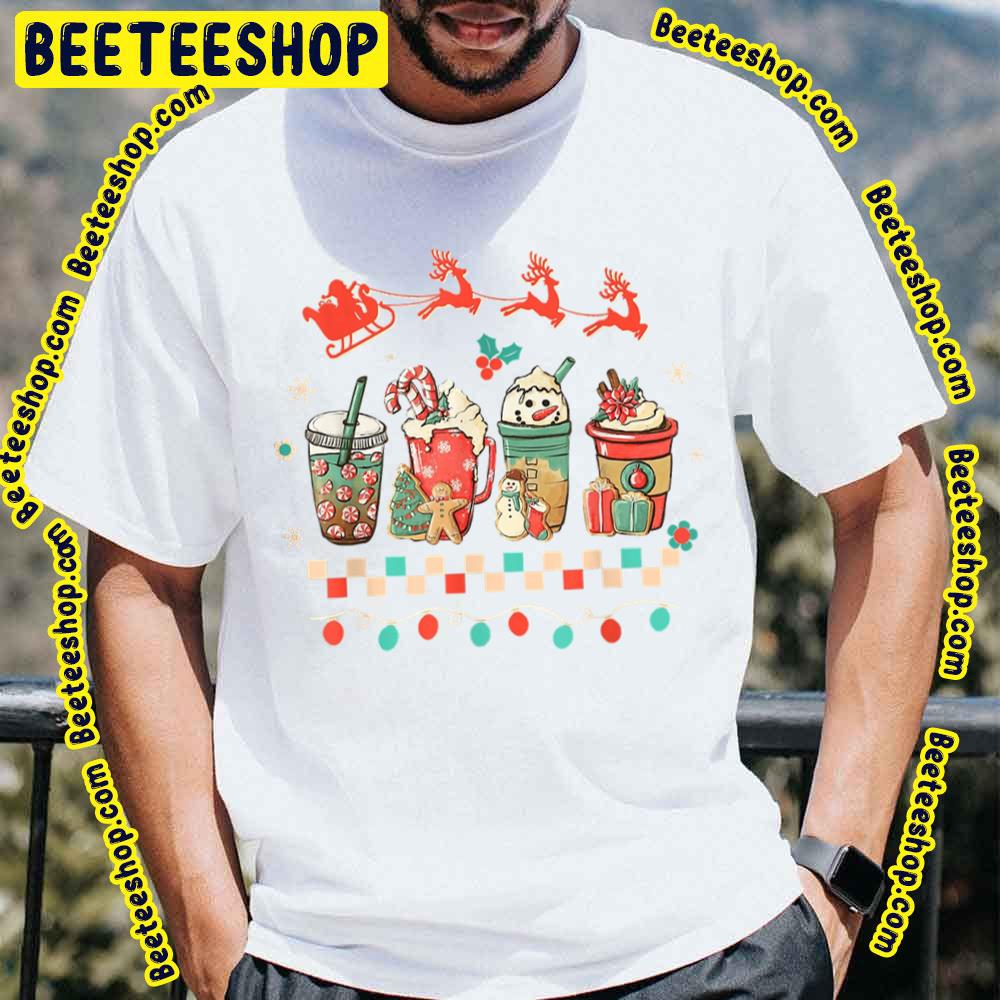 Christmas Coffee Latte Mint Candy Gingerbread Trending Unisex T-Shirt Christmas Coffee Latte Mint Candy Gingerbread Trending Unisex T-Shirt