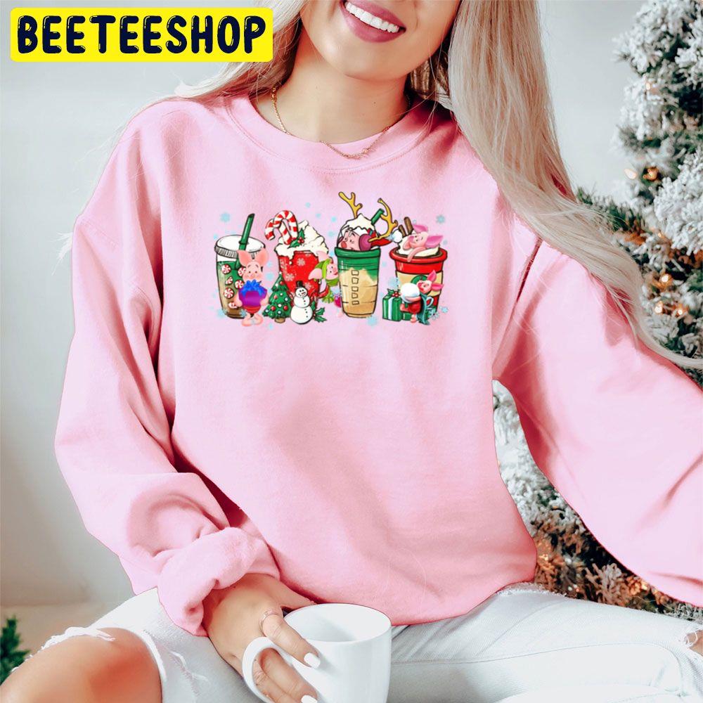 Christmas Piglet Coffee Winnie The Pooh Trending Unisex Hoodie Christmas Piglet Coffee Winnie The Pooh Trending Unisex Hoodie