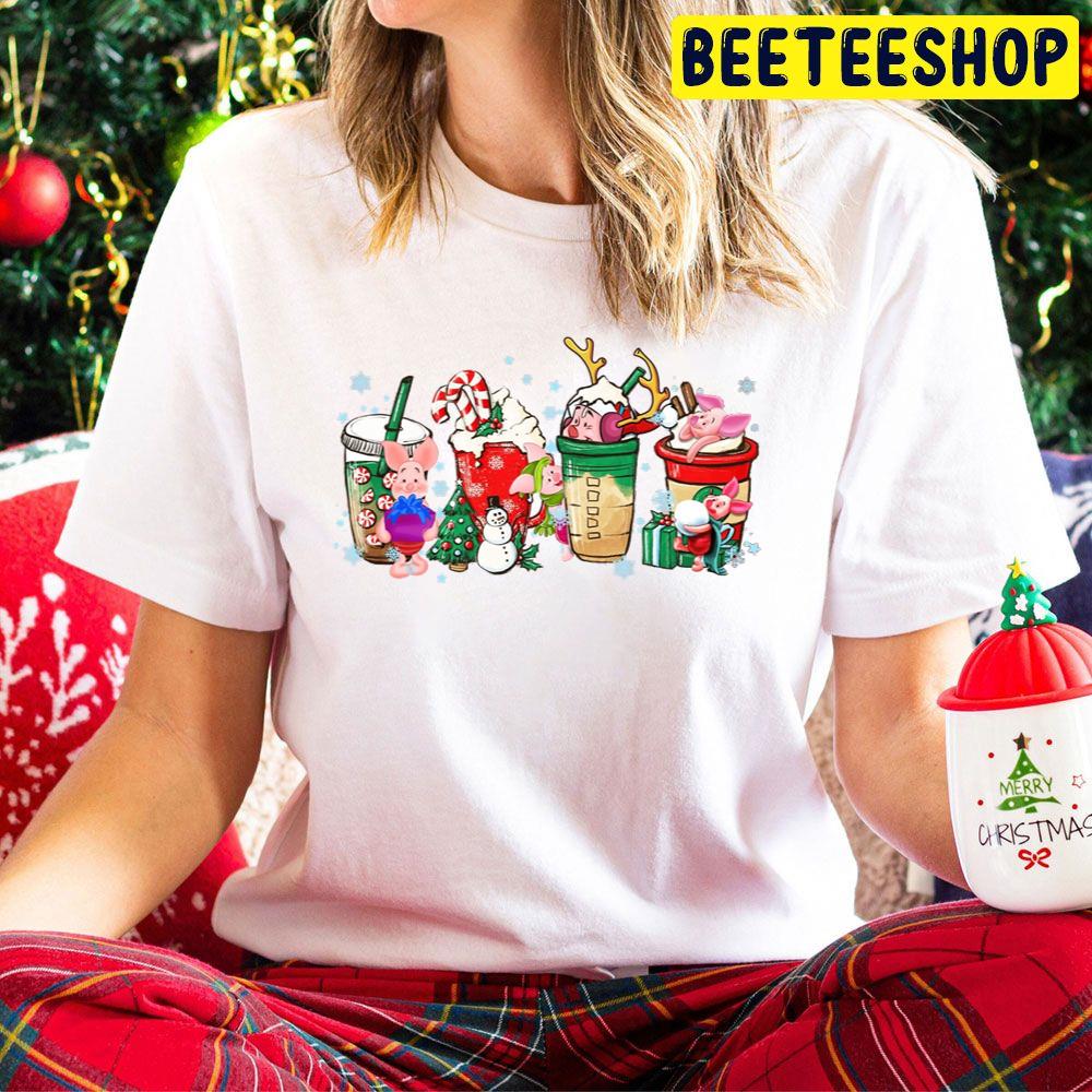 Christmas Piglet Coffee Winnie The Pooh Trending Unisex Hoodie Christmas Piglet Coffee Winnie The Pooh Trending Unisex Hoodie