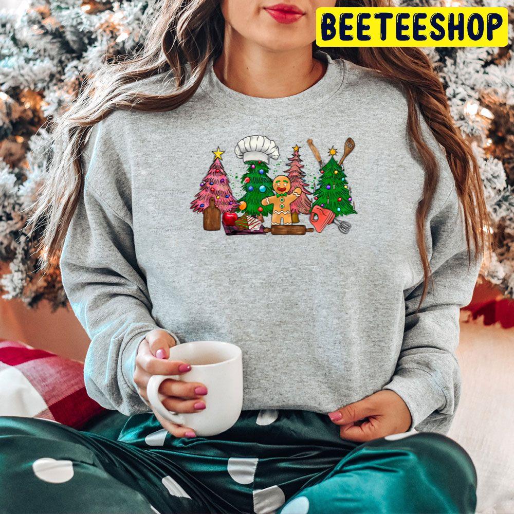 Christmas Tree Cookie Baking, Cookie Trending Unisex Hoodie Christmas Tree Cookie Baking, Cookie Trending Unisex Hoodie