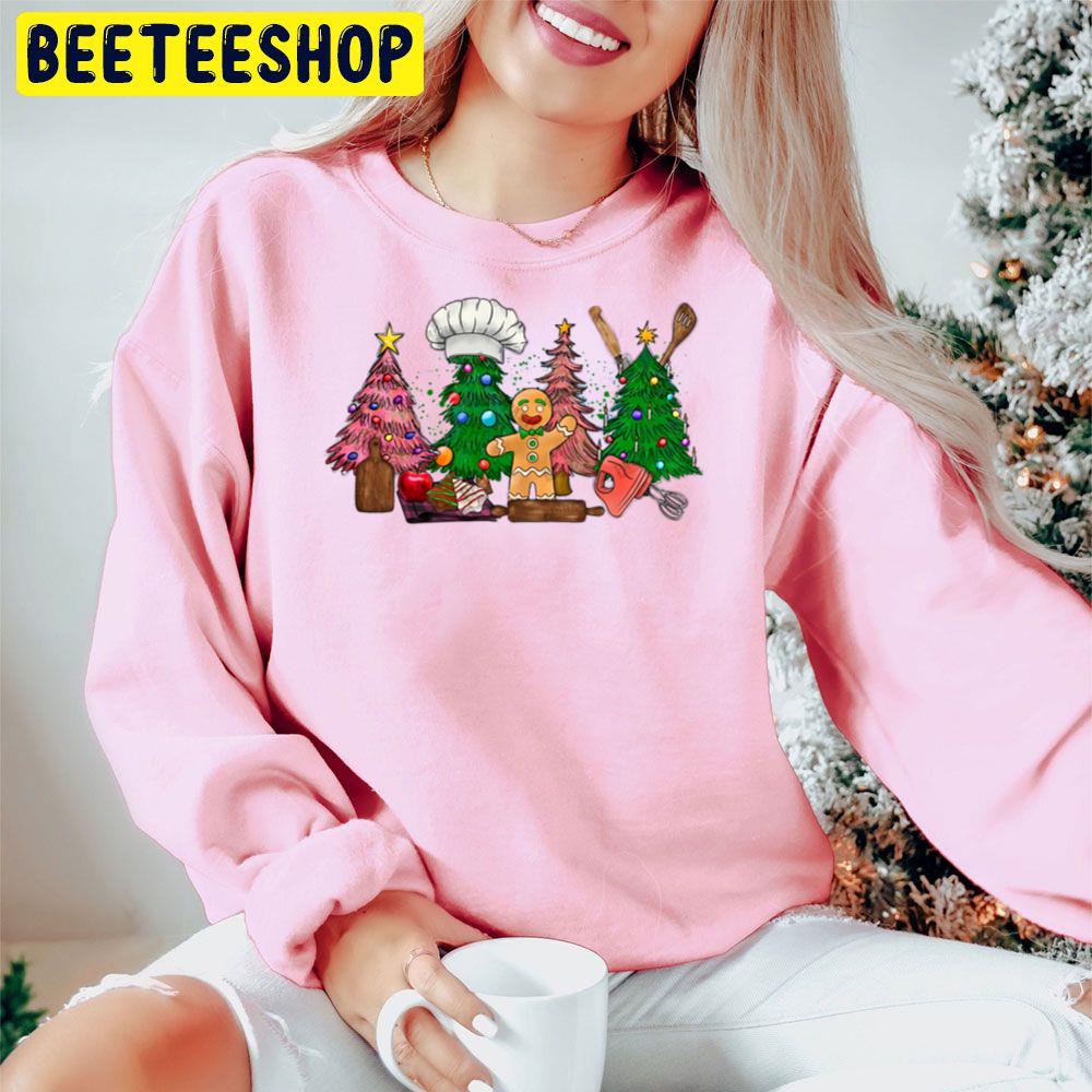 Christmas Tree Cookie Baking, Cookie Trending Unisex Hoodie Christmas Tree Cookie Baking, Cookie Trending Unisex Hoodie