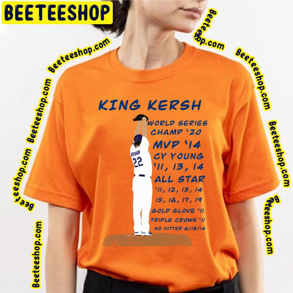 Clayton Kershaw King Kersh World Series Baseball Trending Unisex T-Shirt Clayton Kershaw King Kersh World Series Baseball Trending Unisex T-Shirt