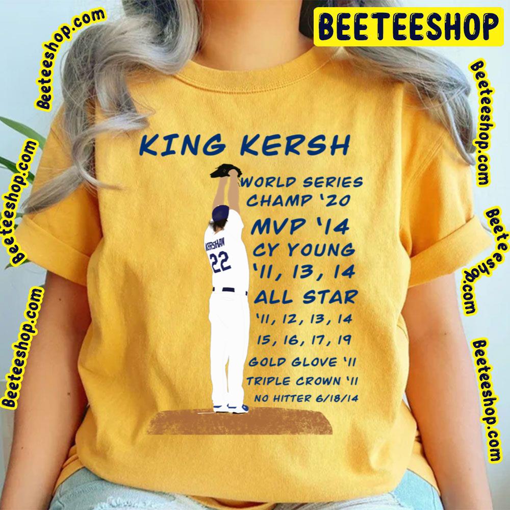 Clayton Kershaw King Kersh World Series Baseball Trending Unisex T-Shirt Clayton Kershaw King Kersh World Series Baseball Trending Unisex T-Shirt