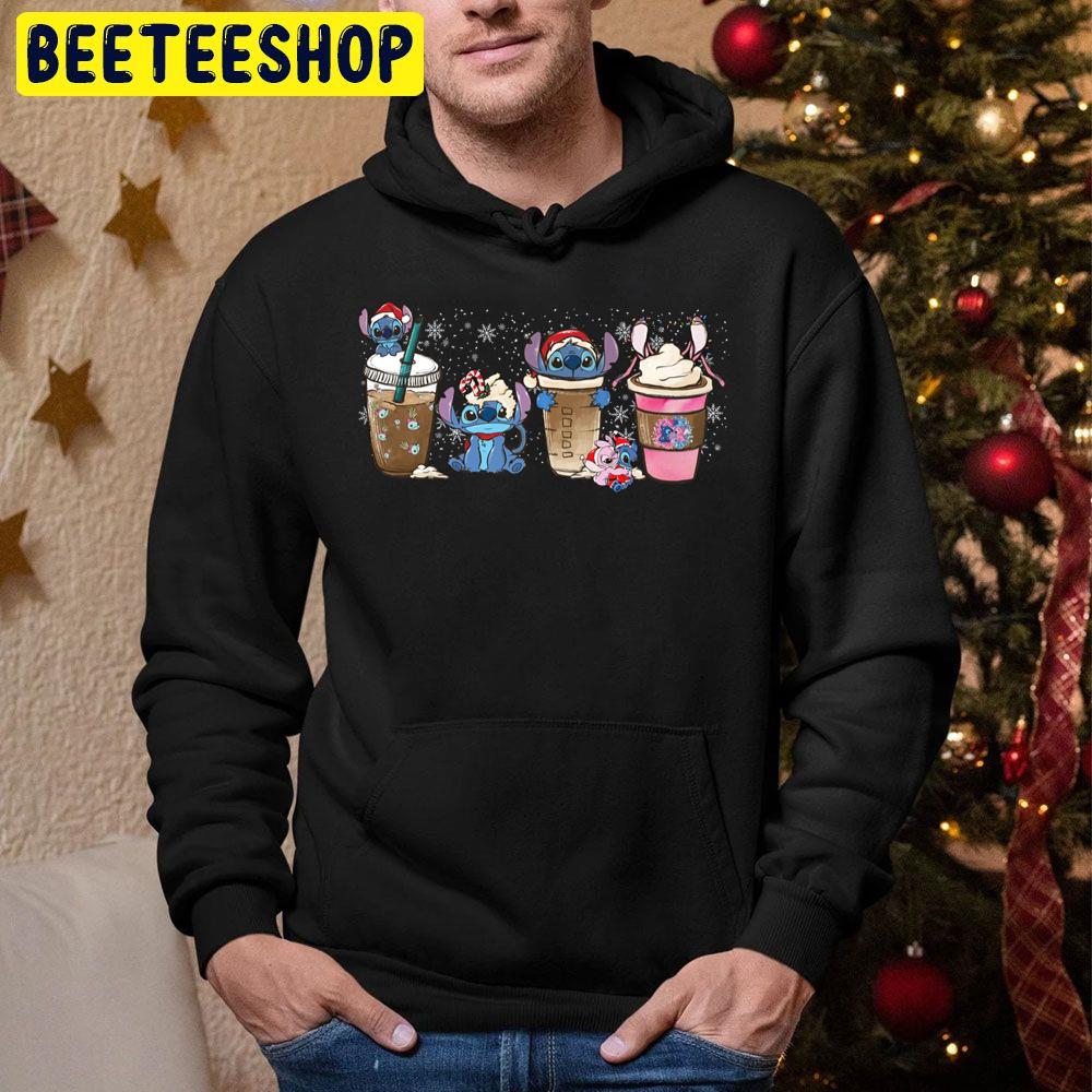 Coffee Cup Christmas Stitch Trending Unisex Hoodie Coffee Cup Christmas Stitch Trending Unisex Hoodie