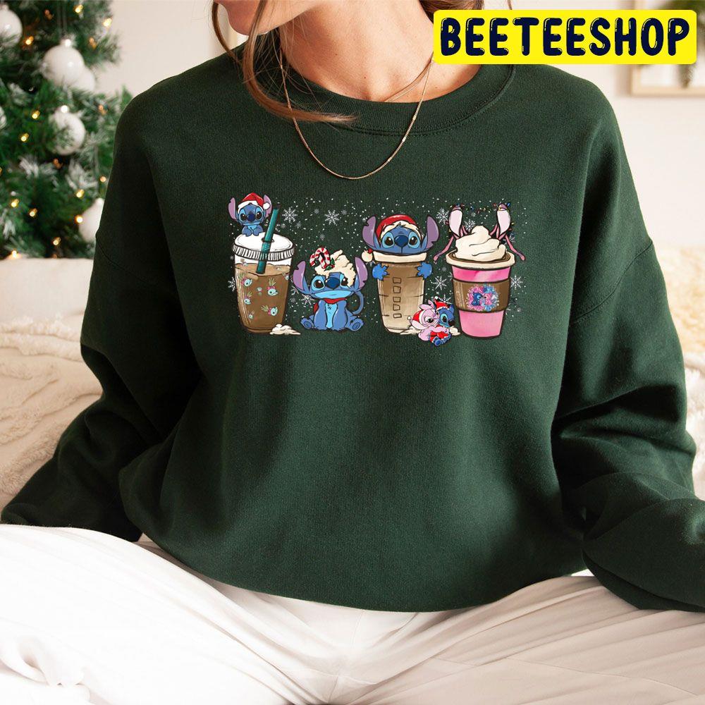 Coffee Cup Christmas Stitch Trending Unisex Hoodie Coffee Cup Christmas Stitch Trending Unisex Hoodie