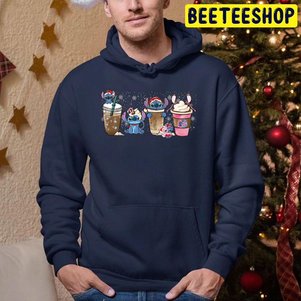 Coffee Cup Christmas Stitch Trending Unisex Hoodie Coffee Cup Christmas Stitch Trending Unisex Hoodie