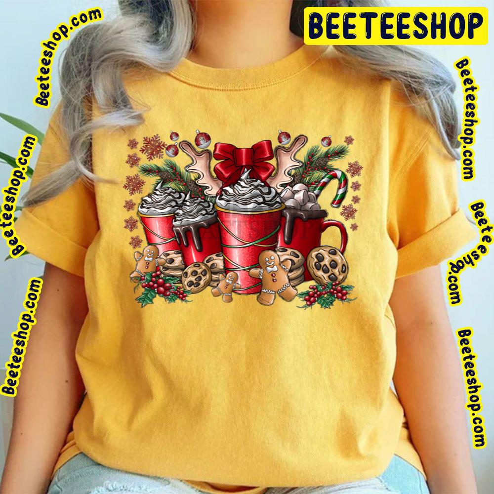 Coffee Holiday Merry Christmas Gingerbread Man Trending Unisex T-Shirt Coffee Holiday Merry Christmas Gingerbread Man Trending Unisex T-Shirt