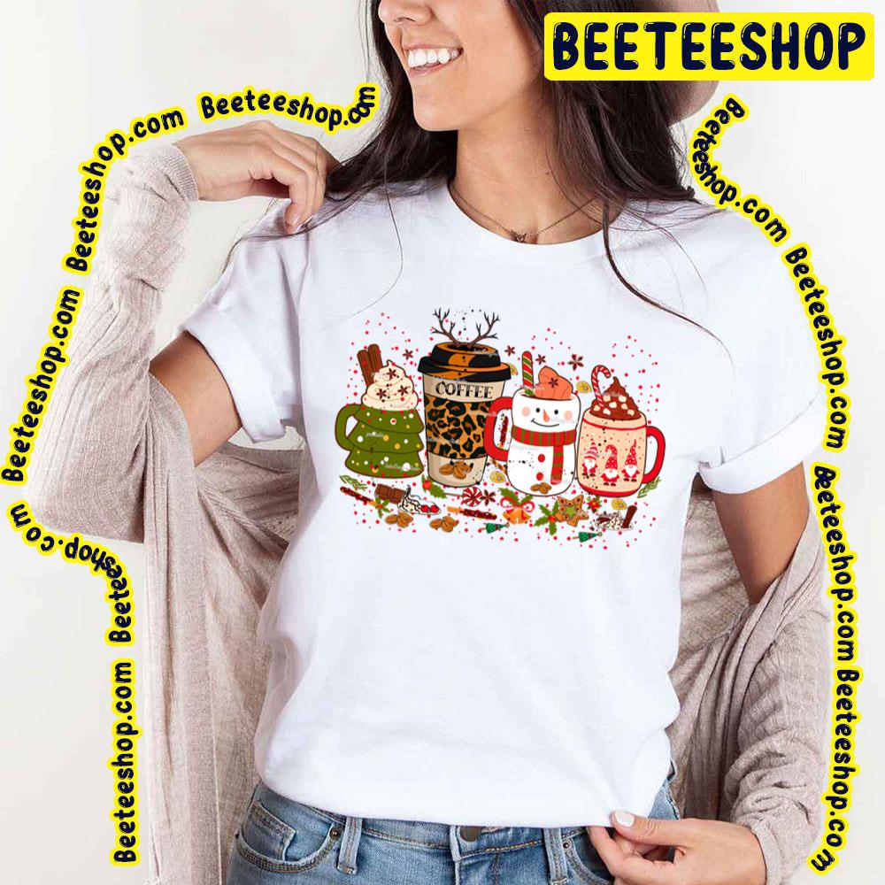 Coffee Iced Latte Snowmen Sweets Cozy Winter Christmas Trending Unisex T-Shirt Coffee Iced Latte Snowmen Sweets Cozy Winter Christmas Trending Unisex T-Shirt