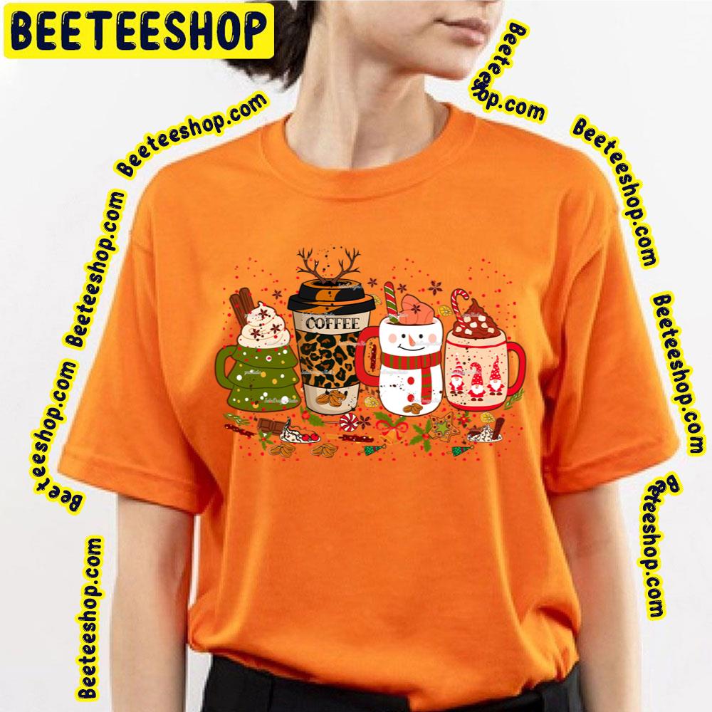 Coffee Iced Latte Snowmen Sweets Cozy Winter Christmas Trending Unisex T-Shirt Coffee Iced Latte Snowmen Sweets Cozy Winter Christmas Trending Unisex T-Shirt