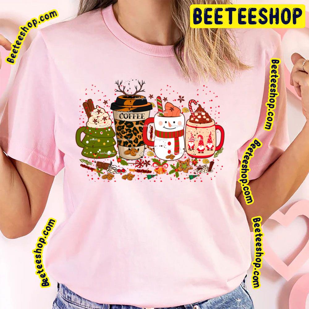 Coffee Iced Latte Snowmen Sweets Cozy Winter Christmas Trending Unisex T-Shirt Coffee Iced Latte Snowmen Sweets Cozy Winter Christmas Trending Unisex T-Shirt