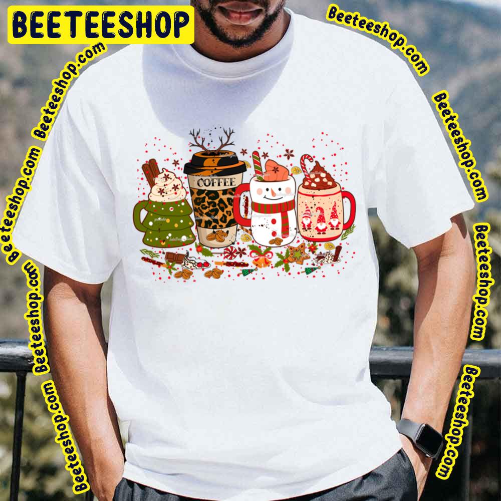 Coffee Iced Latte Snowmen Sweets Cozy Winter Christmas Trending Unisex T-Shirt Coffee Iced Latte Snowmen Sweets Cozy Winter Christmas Trending Unisex T-Shirt