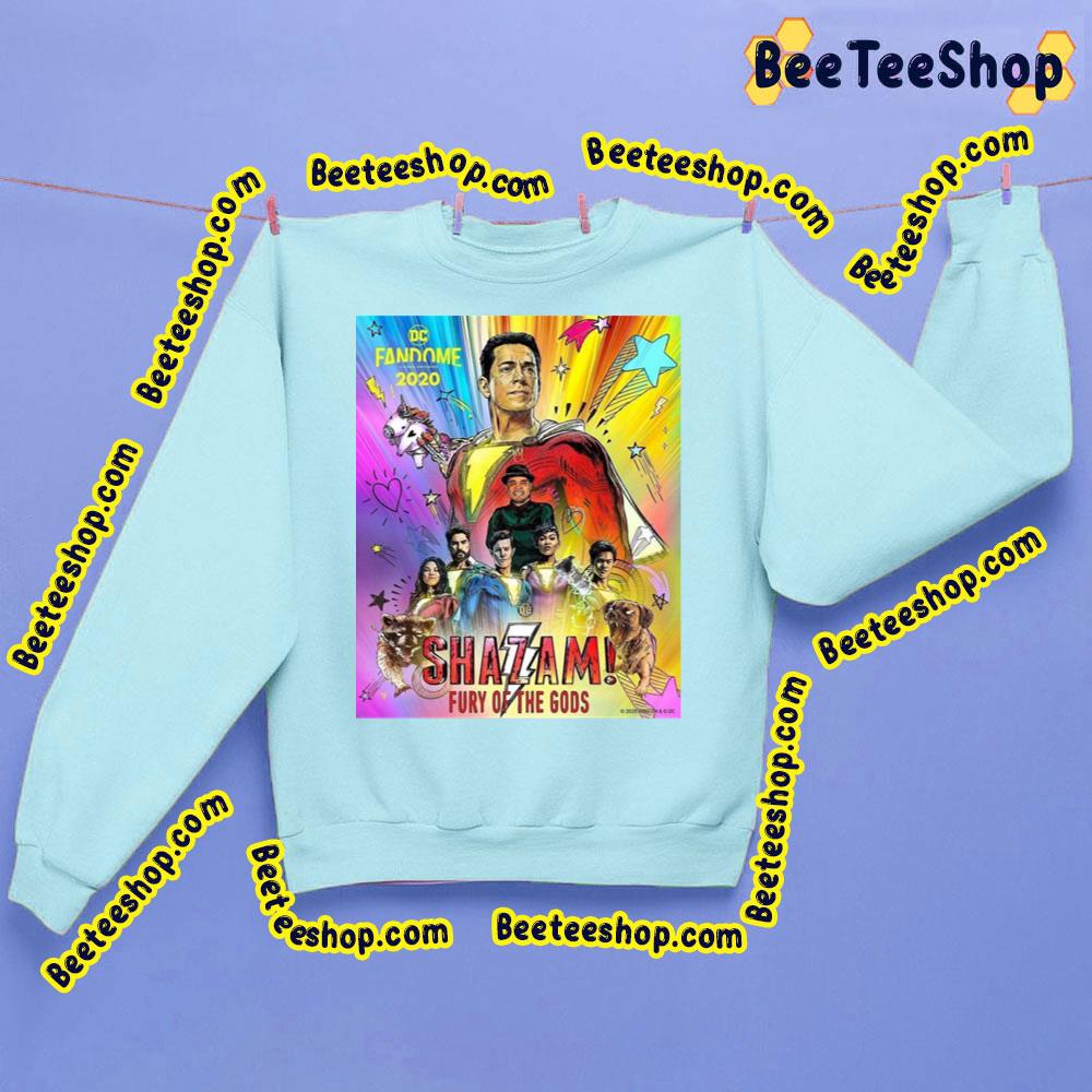 Colorful Fanart Shazam Fury Of The Gods Poster Trending Unisex Sweatshirt Colorful Fanart Shazam Fury Of The Gods Poster Trending Unisex Sweatshirt