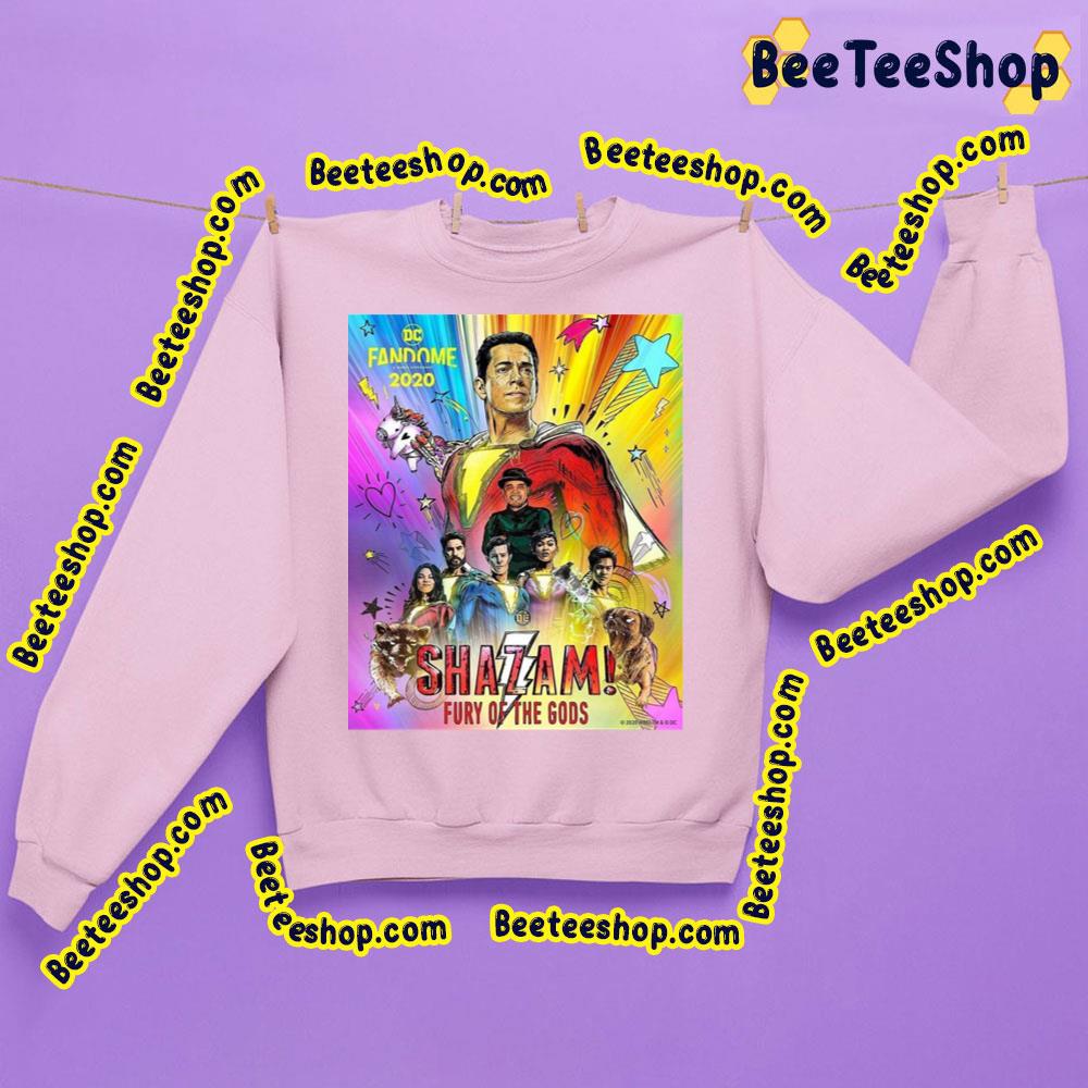 Colorful Fanart Shazam Fury Of The Gods Poster Trending Unisex Sweatshirt Colorful Fanart Shazam Fury Of The Gods Poster Trending Unisex Sweatshirt