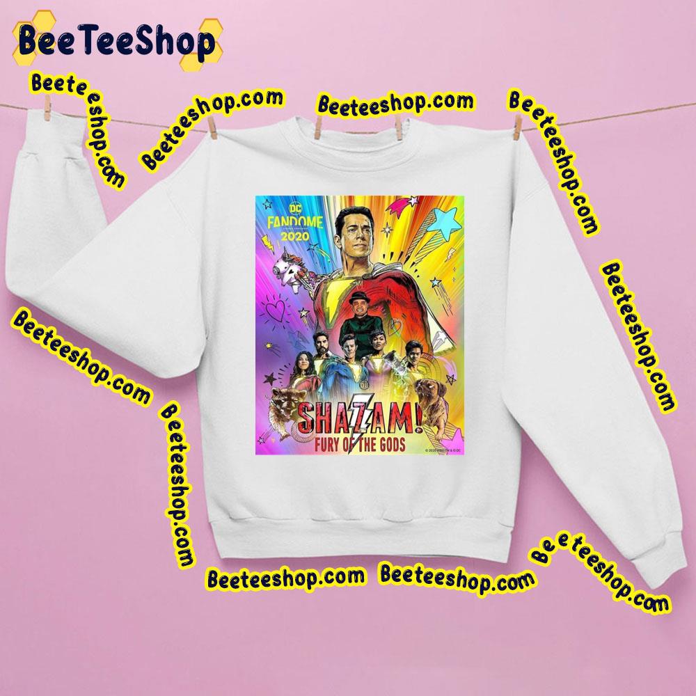 Colorful Fanart Shazam Fury Of The Gods Poster Trending Unisex Sweatshirt Colorful Fanart Shazam Fury Of The Gods Poster Trending Unisex Sweatshirt