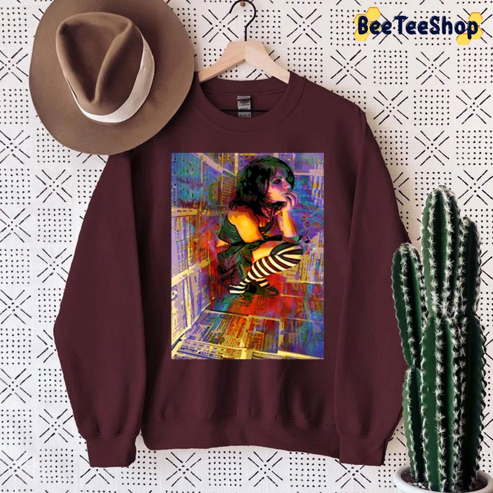 Colour Art Information Overload 80's Trending Unisex Sweatshirt Colour Art Information Overload 80's Trending Unisex Sweatshirt