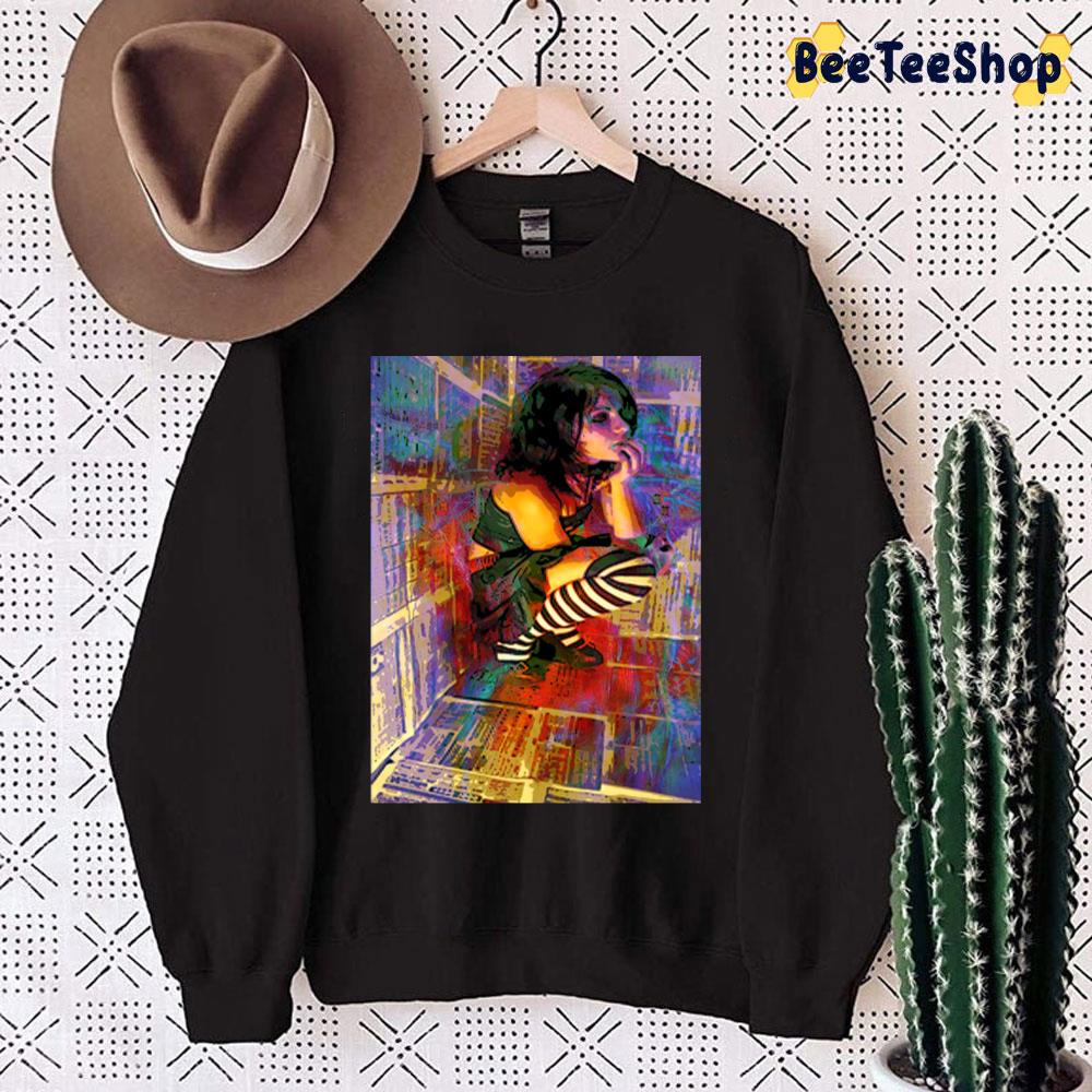 Colour Art Information Overload 80's Trending Unisex Sweatshirt Colour Art Information Overload 80's Trending Unisex Sweatshirt