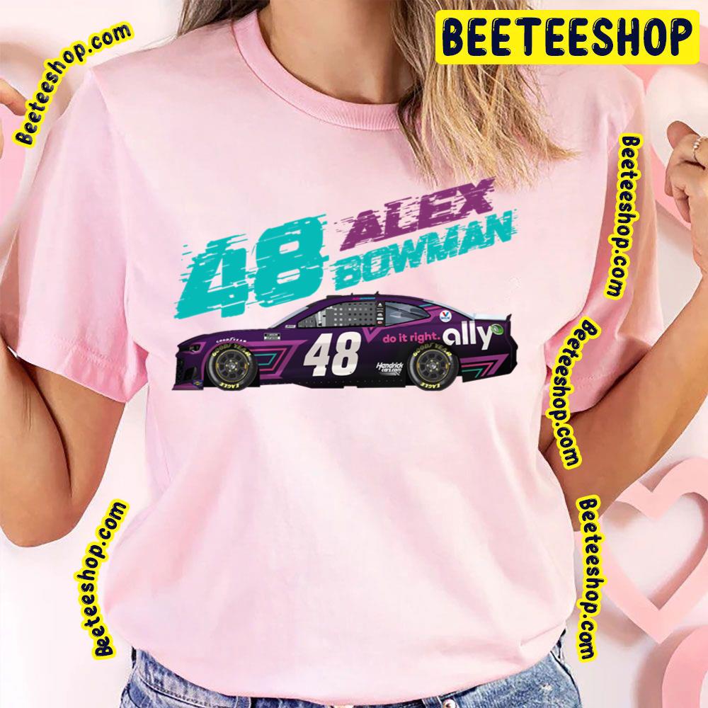 Cool Logo Of Alex Bowman Racing Car Vintage Trending Unisex T-Shirt Cool Logo Of Alex Bowman Racing Car Vintage Trending Unisex T-Shirt