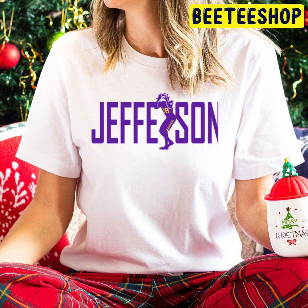 Cool Logo Of Justin Jefferson Design Art Football Trending Unisex Hoodie Cool Logo Of Justin Jefferson Design Art Football Trending Unisex Hoodie