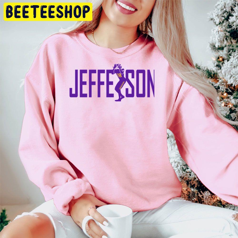 Cool Logo Of Justin Jefferson Design Art Football Trending Unisex Hoodie Cool Logo Of Justin Jefferson Design Art Football Trending Unisex Hoodie