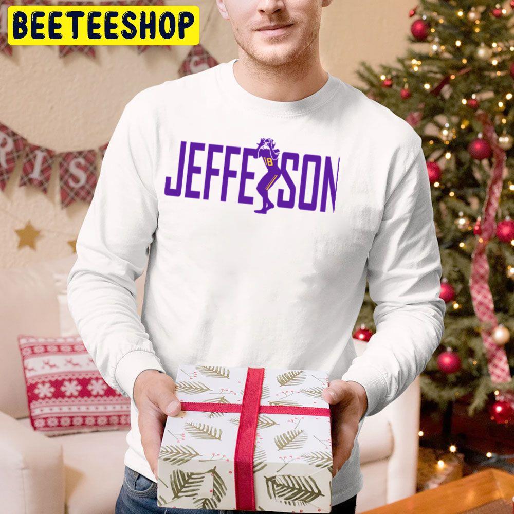 Cool Logo Of Justin Jefferson Design Art Football Trending Unisex Hoodie Cool Logo Of Justin Jefferson Design Art Football Trending Unisex Hoodie
