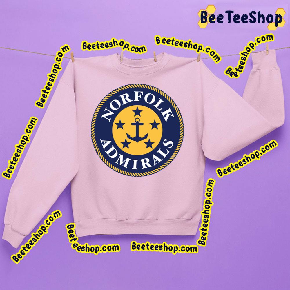 Cool Logo Of Norfolk Admirals Hockey Design Graphic Trending Unisex Sweatshirt Cool Logo Of Norfolk Admirals Hockey Design Graphic Trending Unisex Sweatshirt