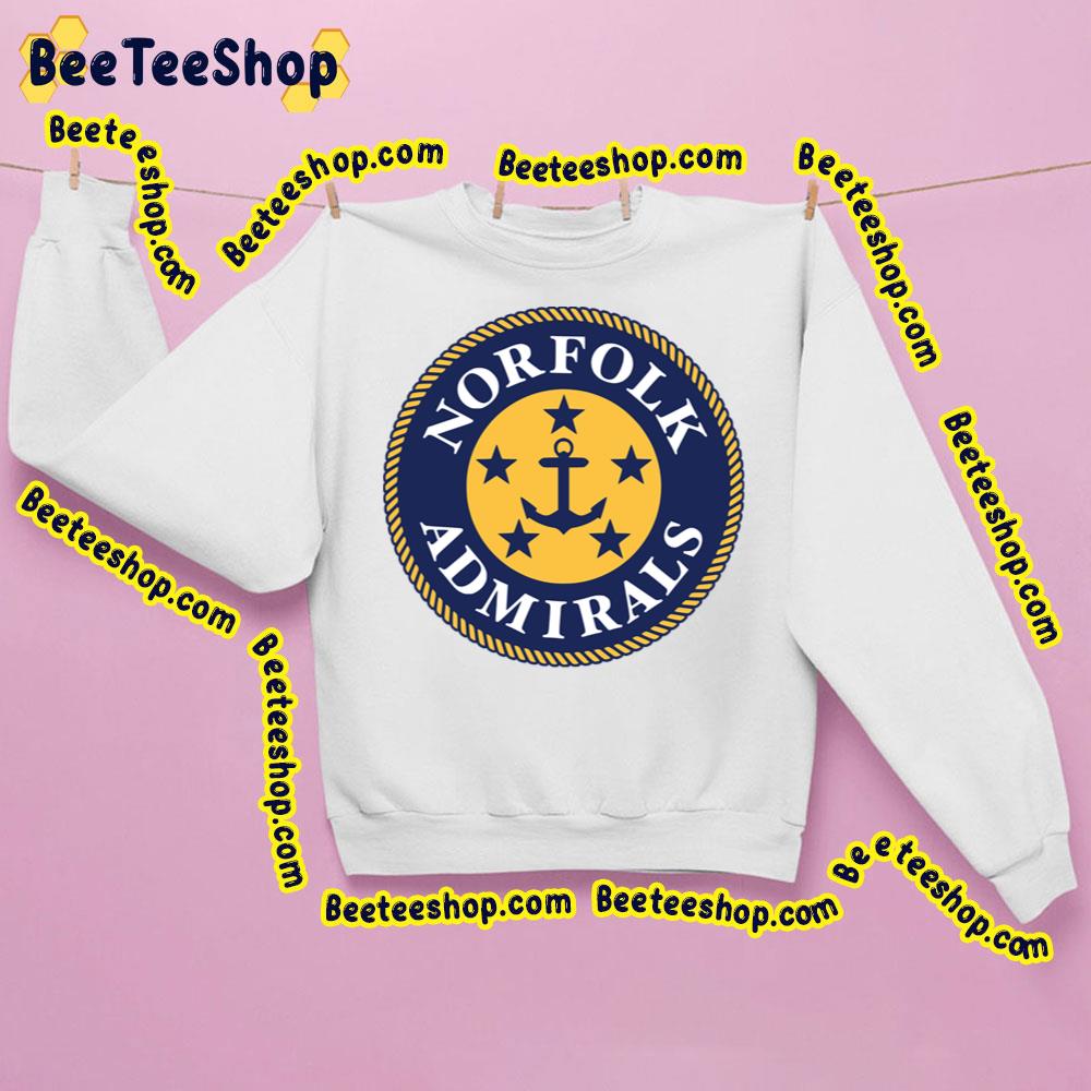 Cool Logo Of Norfolk Admirals Hockey Design Graphic Trending Unisex Sweatshirt Cool Logo Of Norfolk Admirals Hockey Design Graphic Trending Unisex Sweatshirt