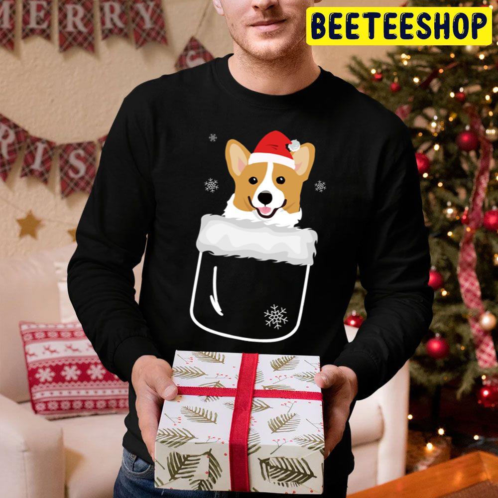 Corgi In Your Front Pocket Funny Christmas Costume Trending Unisex Hoodie Corgi In Your Front Pocket Funny Christmas Costume Trending Unisex Hoodie