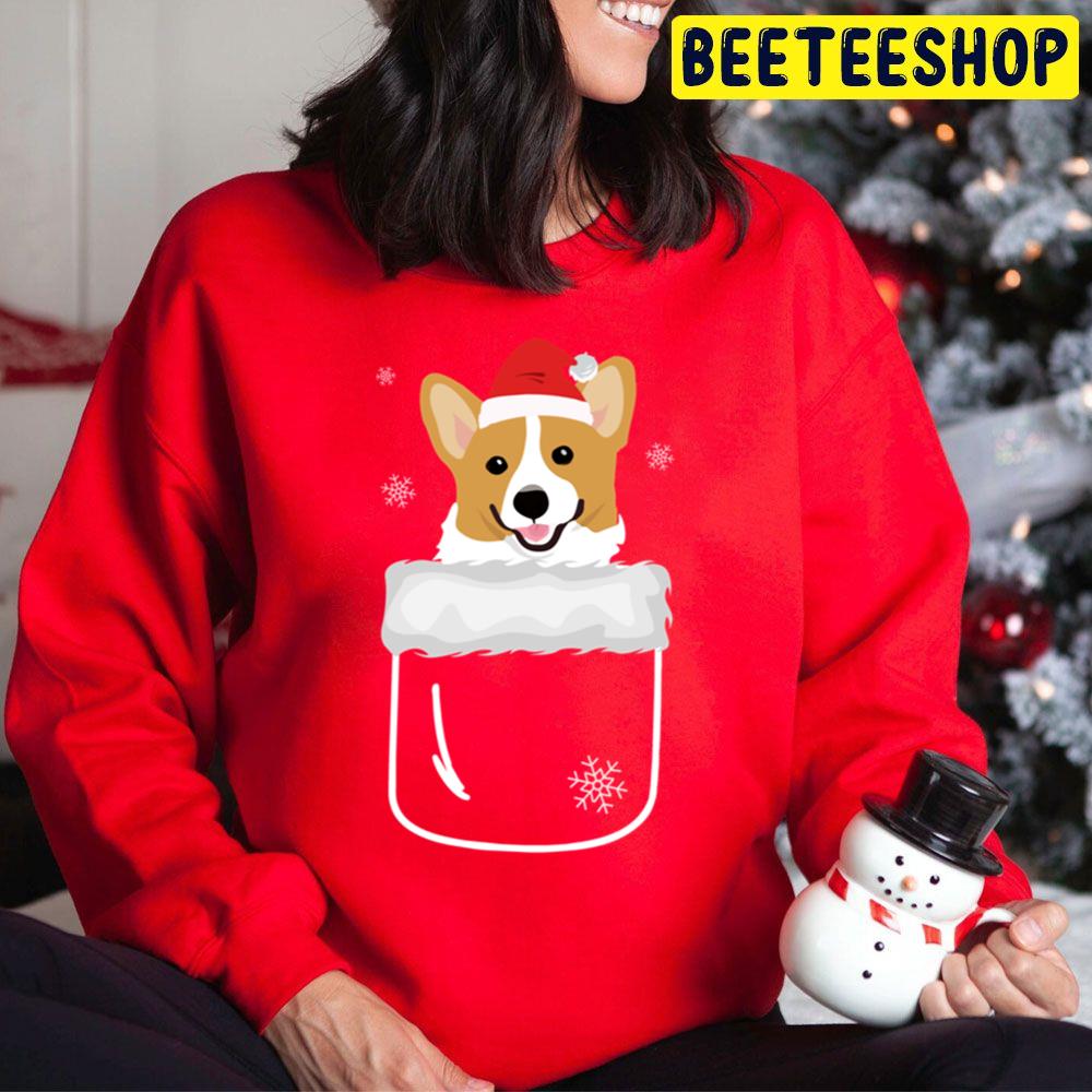 Corgi In Your Front Pocket Funny Christmas Costume Trending Unisex Hoodie Corgi In Your Front Pocket Funny Christmas Costume Trending Unisex Hoodie