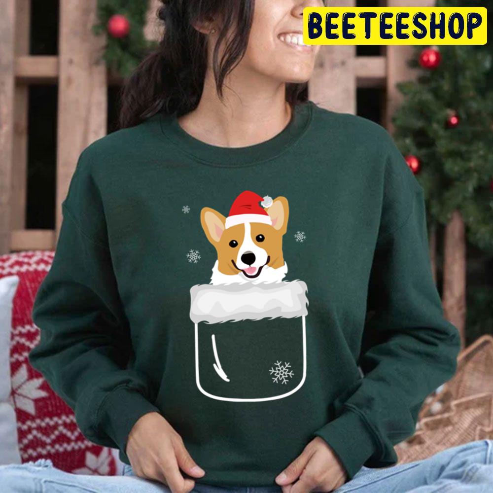 Corgi In Your Front Pocket Funny Christmas Costume Trending Unisex Hoodie Corgi In Your Front Pocket Funny Christmas Costume Trending Unisex Hoodie