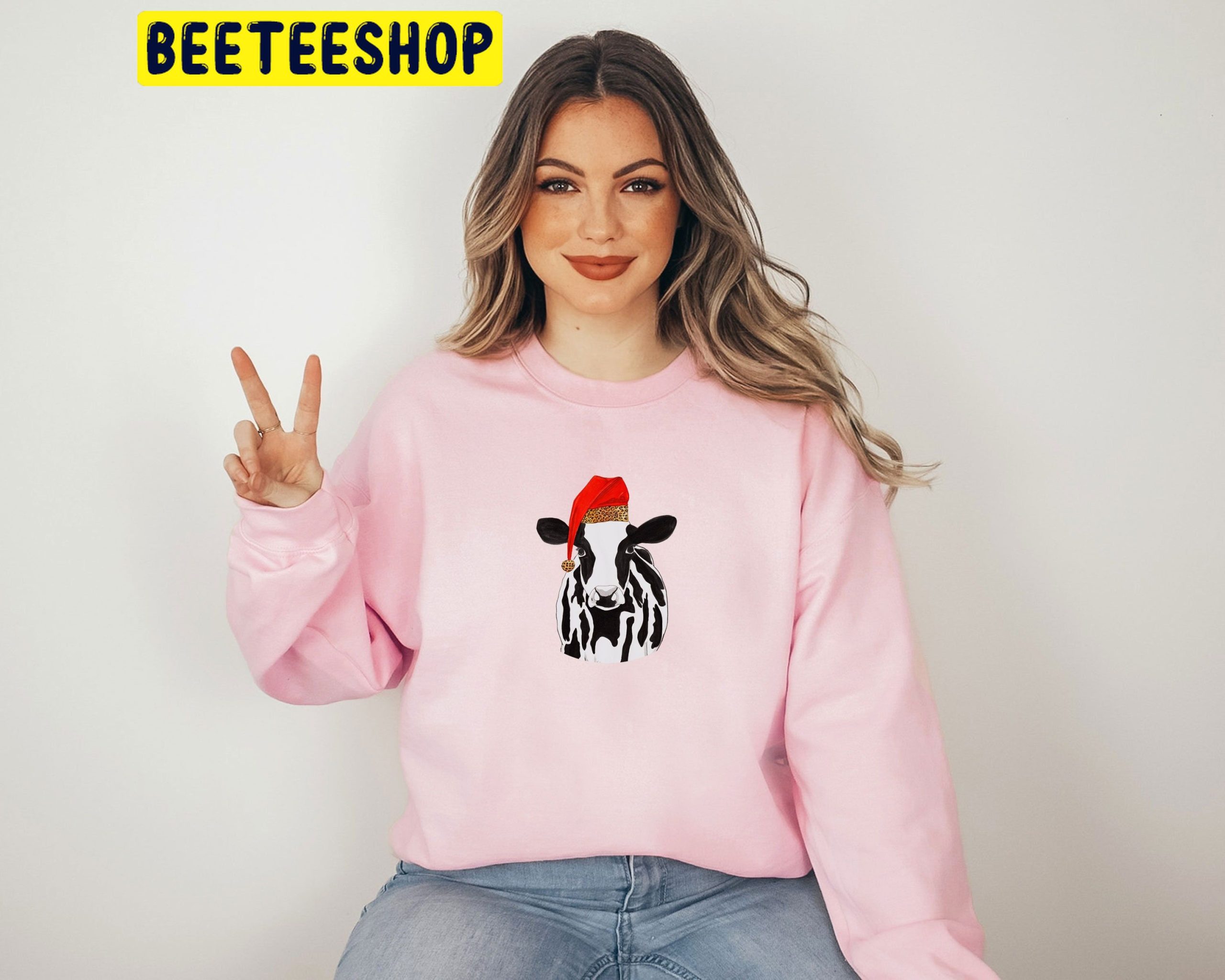 Cow Merry Christmas Animal Lovers Trending Unisex Shirt Cow Merry Christmas Animal Lovers Trending Unisex Shirt