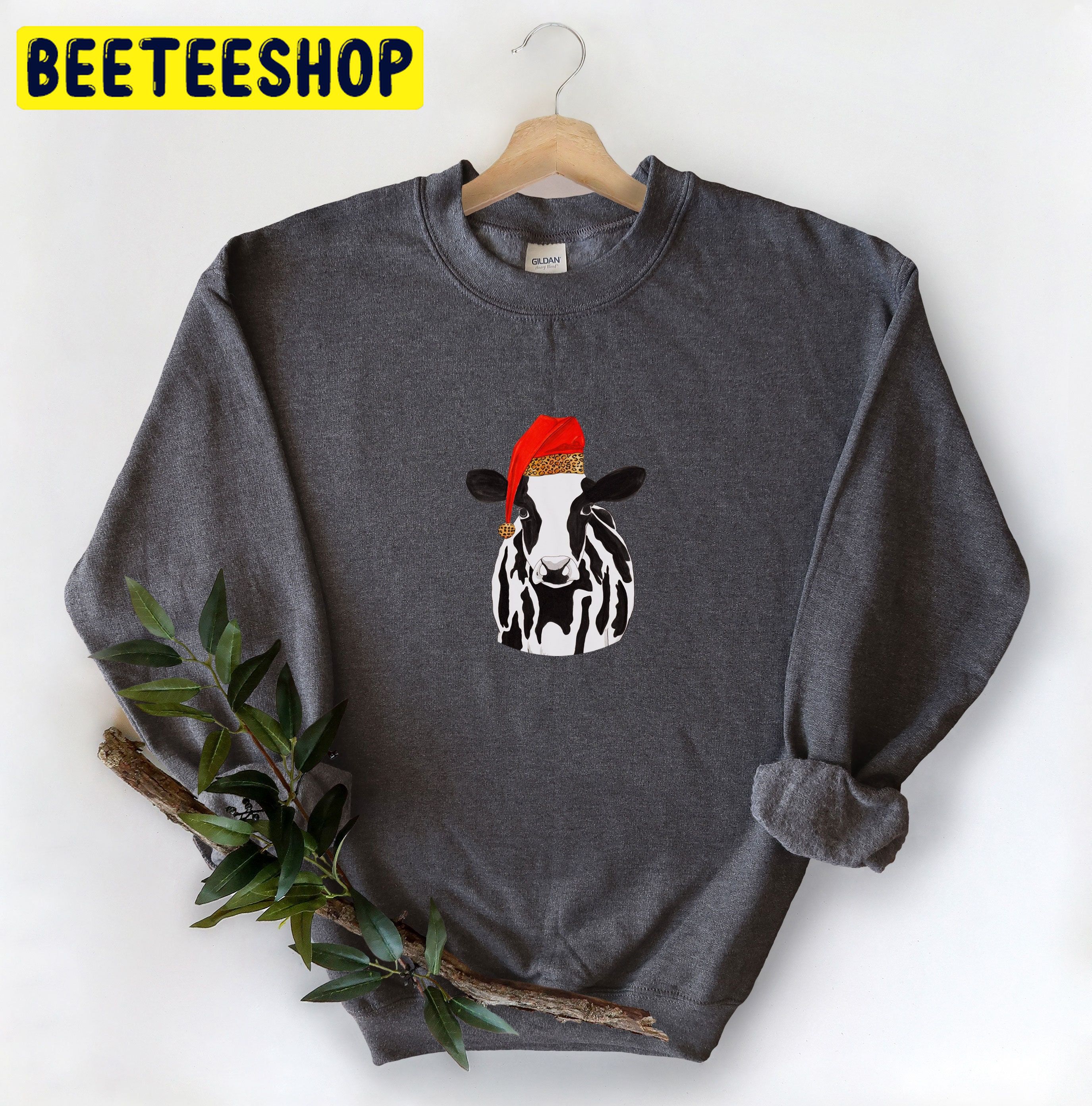 Cow Merry Christmas Animal Lovers Trending Unisex Shirt