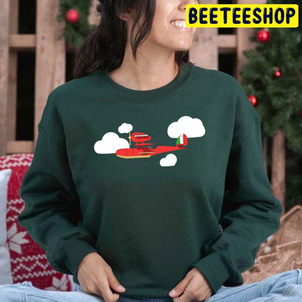 Crimson Pig Red Plane Graphic Design Art Trending Unisex Hoodie Crimson Pig Red Plane Graphic Design Art Trending Unisex Hoodie