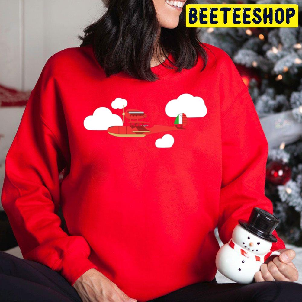 Crimson Pig Red Plane Graphic Design Art Trending Unisex Hoodie Crimson Pig Red Plane Graphic Design Art Trending Unisex Hoodie