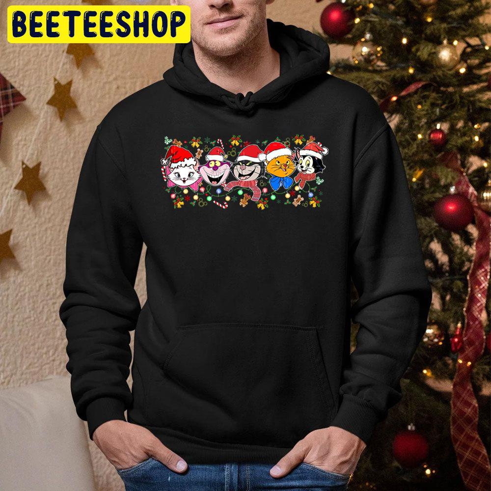 Cute Cat Disney Christmas Trending Unisex Hoodie Cute Cat Disney Christmas Trending Unisex Hoodie