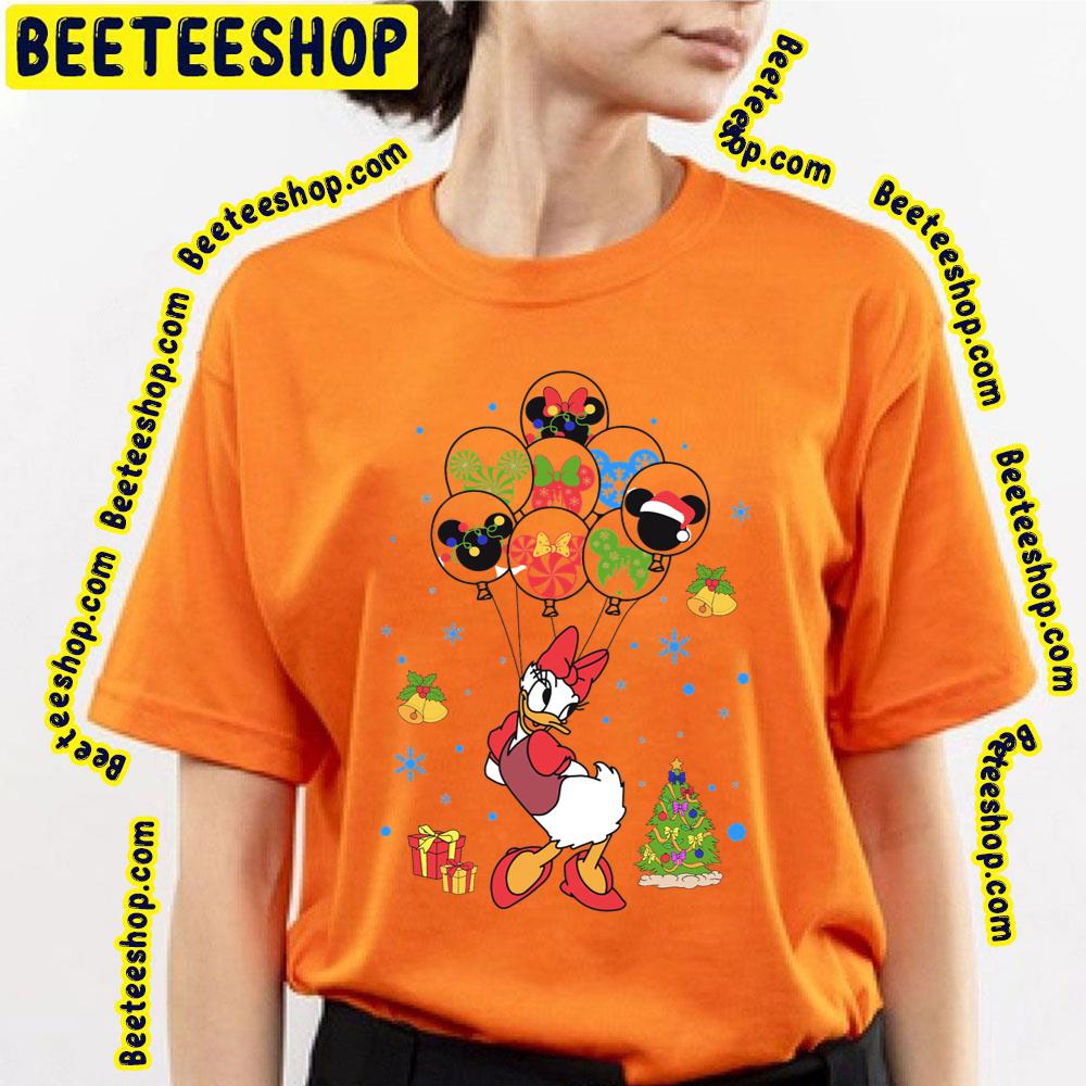 Cute Daisy Cartoon Character With Balloons Trending Unisex T-Shirt Cute Daisy Cartoon Character With Balloons Trending Unisex T-Shirt