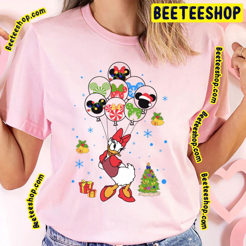 Cute Daisy Cartoon Character With Balloons Trending Unisex T-Shirt Cute Daisy Cartoon Character With Balloons Trending Unisex T-Shirt