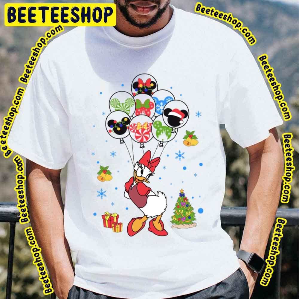 Cute Daisy Cartoon Character With Balloons Trending Unisex T-Shirt Cute Daisy Cartoon Character With Balloons Trending Unisex T-Shirt