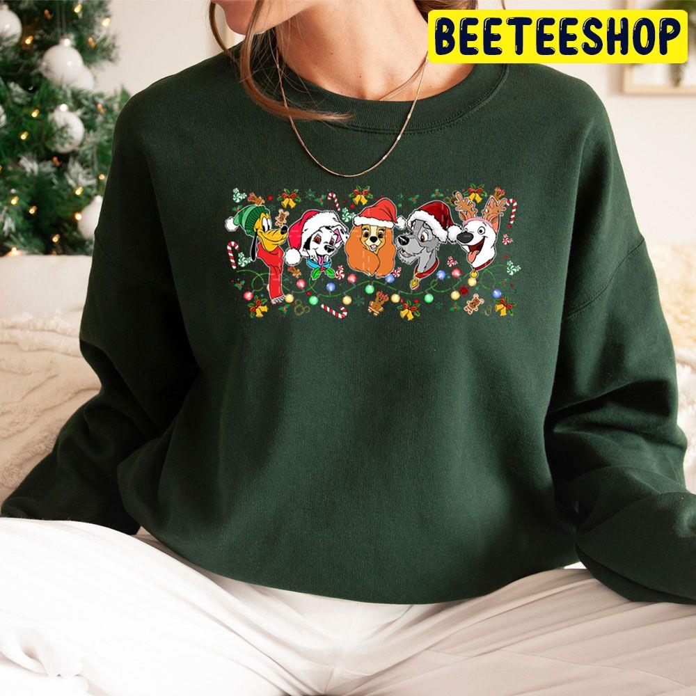 Cute Dog Disney Christmas Trending Unisex Hoodie Cute Dog Disney Christmas Trending Unisex Hoodie