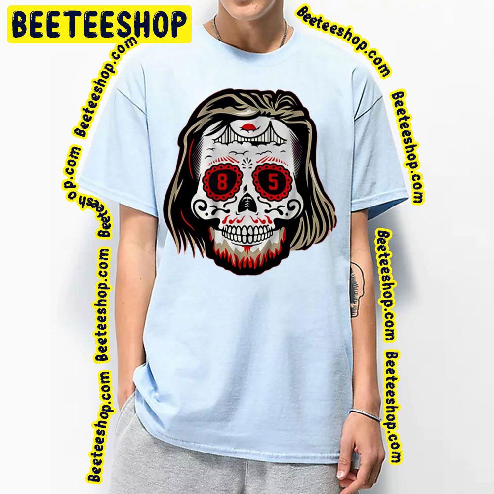 Cute George Kittle Sugar Skull Art Graphic Football Trending Unisex T-Shirt Cute George Kittle Sugar Skull Art Graphic Football Trending Unisex T-Shirt