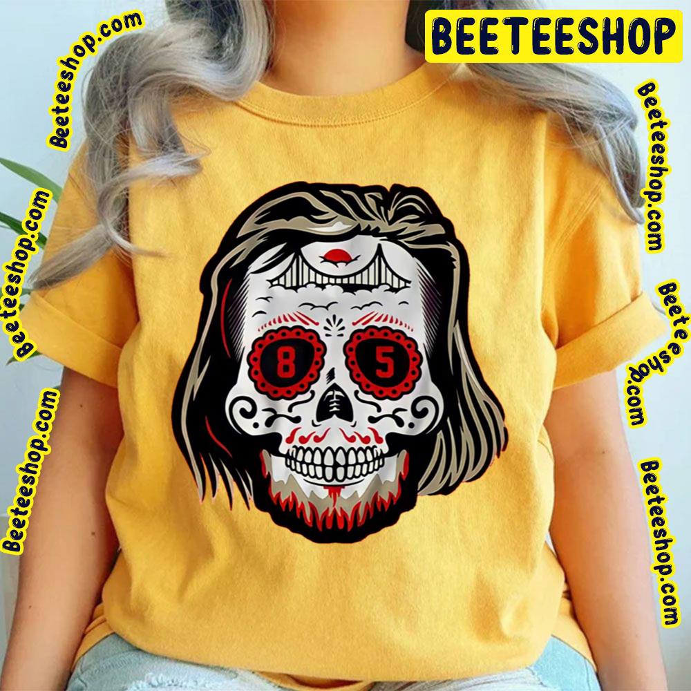 Cute George Kittle Sugar Skull Art Graphic Football Trending Unisex T-Shirt Cute George Kittle Sugar Skull Art Graphic Football Trending Unisex T-Shirt