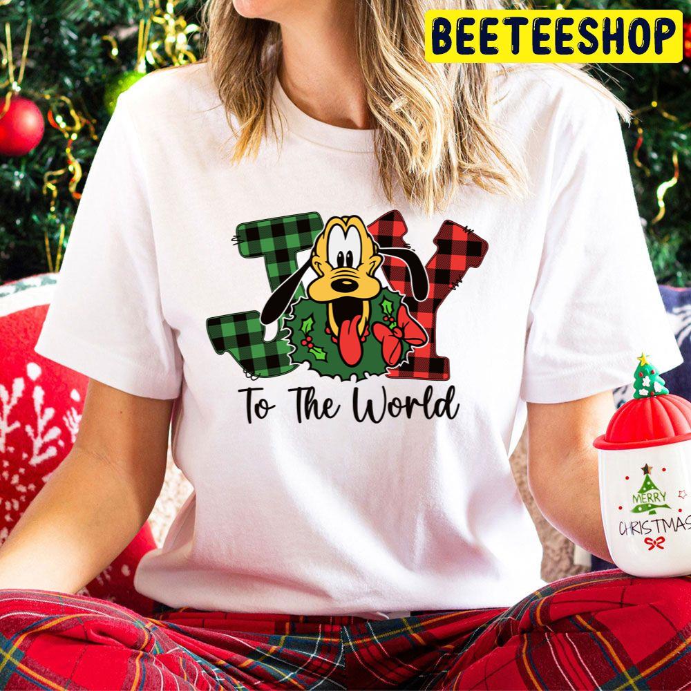 Cute Pluto Dog Christmas Joy To The World Trending Unisex Hoodie Cute Pluto Dog Christmas Joy To The World Trending Unisex Hoodie