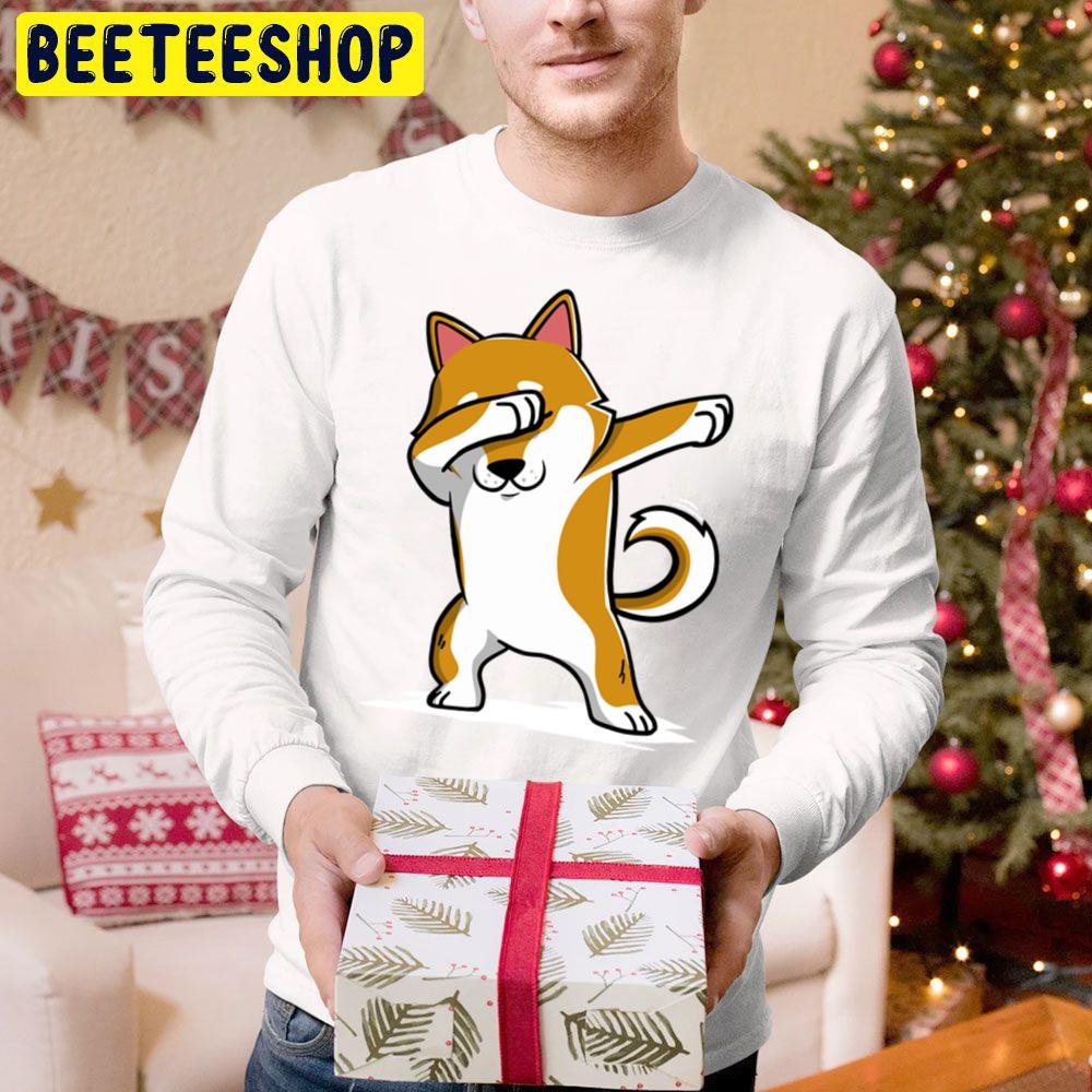Dabbing Shiba Inu Funny Kawaii Art Trending Unisex Hoodie Dabbing Shiba Inu Funny Kawaii Art Trending Unisex Hoodie
