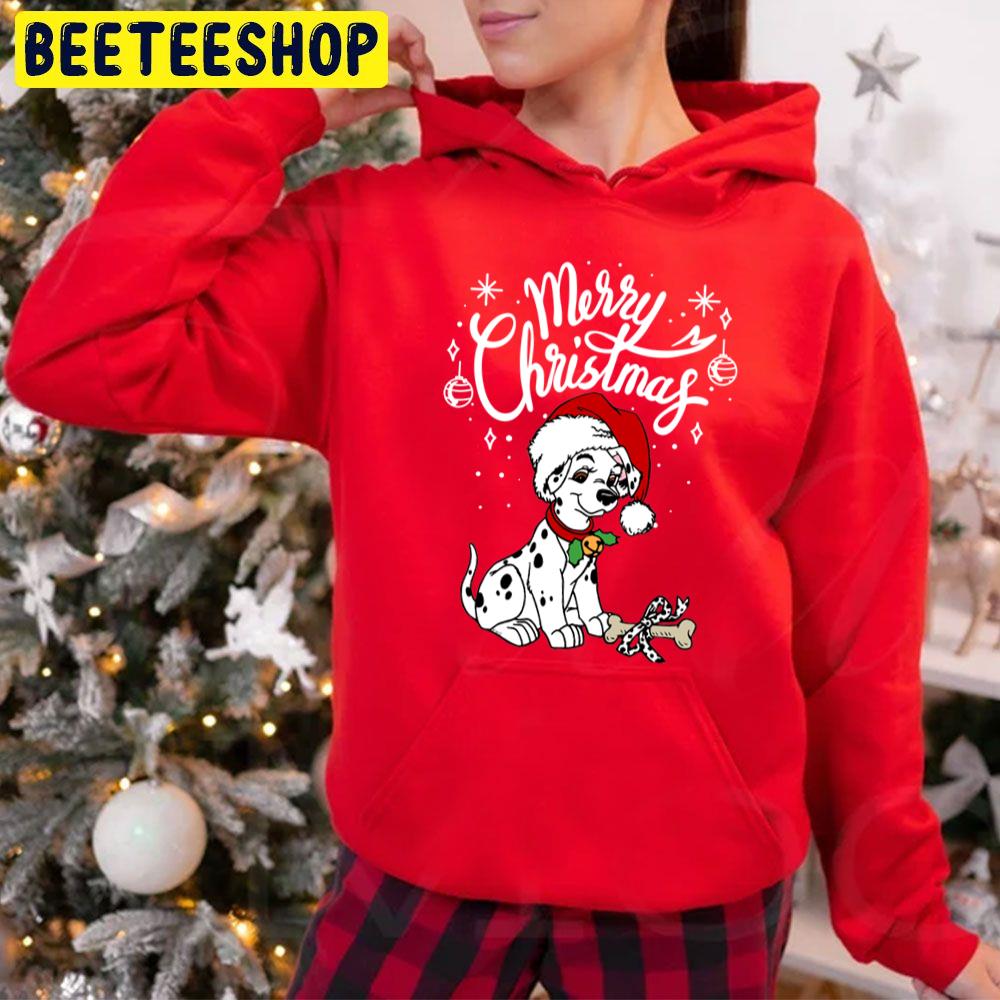 Dalmatian Puppy Dog In A Christmas Santa Hat Christmas Trending Unisex Hoodie Dalmatian Puppy Dog In A Christmas Santa Hat Christmas Trending Unisex Hoodie