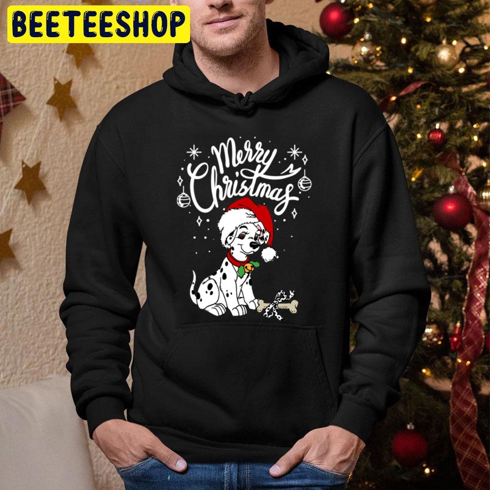 Dalmatian Puppy Dog In A Christmas Santa Hat Christmas Trending Unisex Hoodie Dalmatian Puppy Dog In A Christmas Santa Hat Christmas Trending Unisex Hoodie