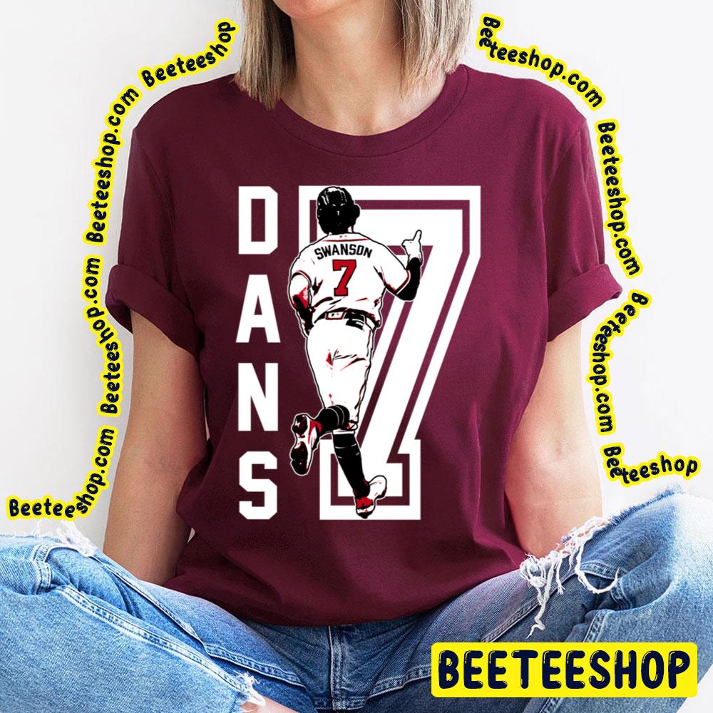 Dansby Swanson 7 Artwork Baseball Trending Unisex T-Shirt Dansby Swanson 7 Artwork Baseball Trending Unisex T-Shirt