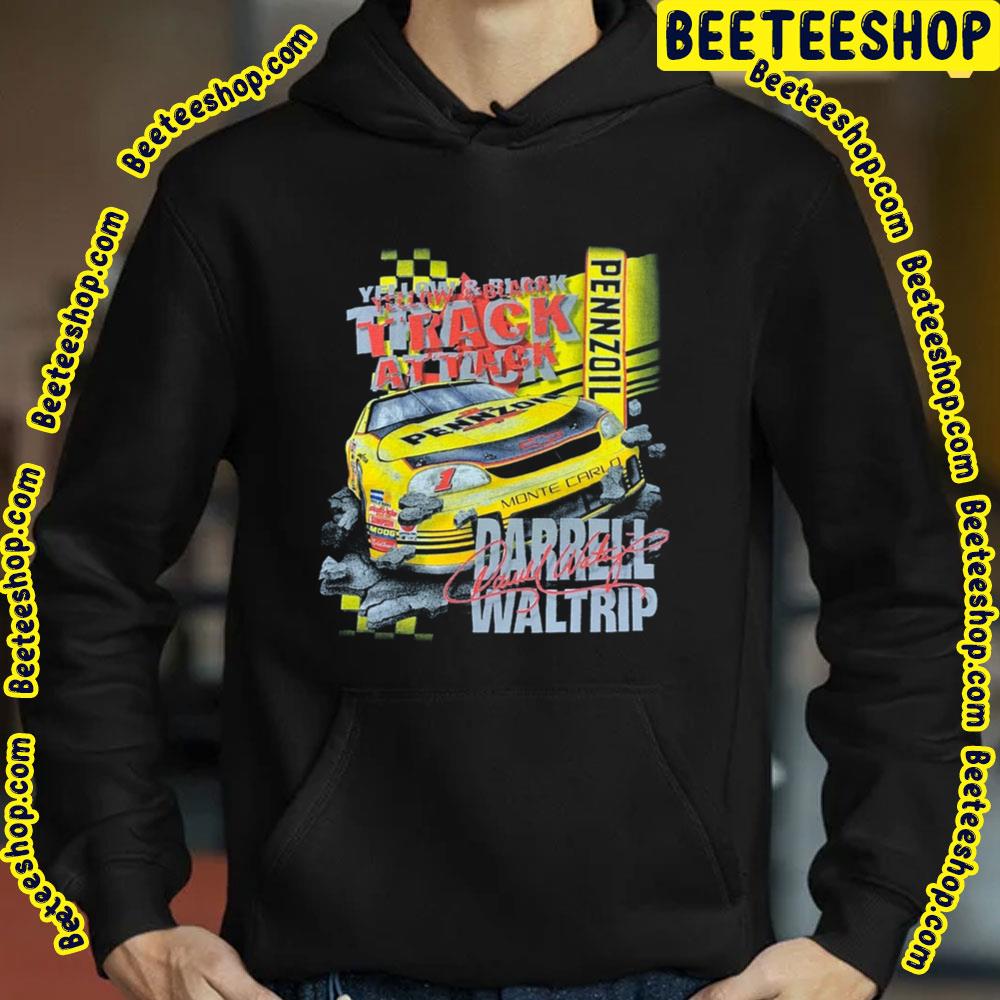Darrell Waltrip Yellow Black Track Attack Vintage Art Trending Unisex Sweatshirt Darrell Waltrip Yellow Black Track Attack Vintage Art Trending Unisex Sweatshirt