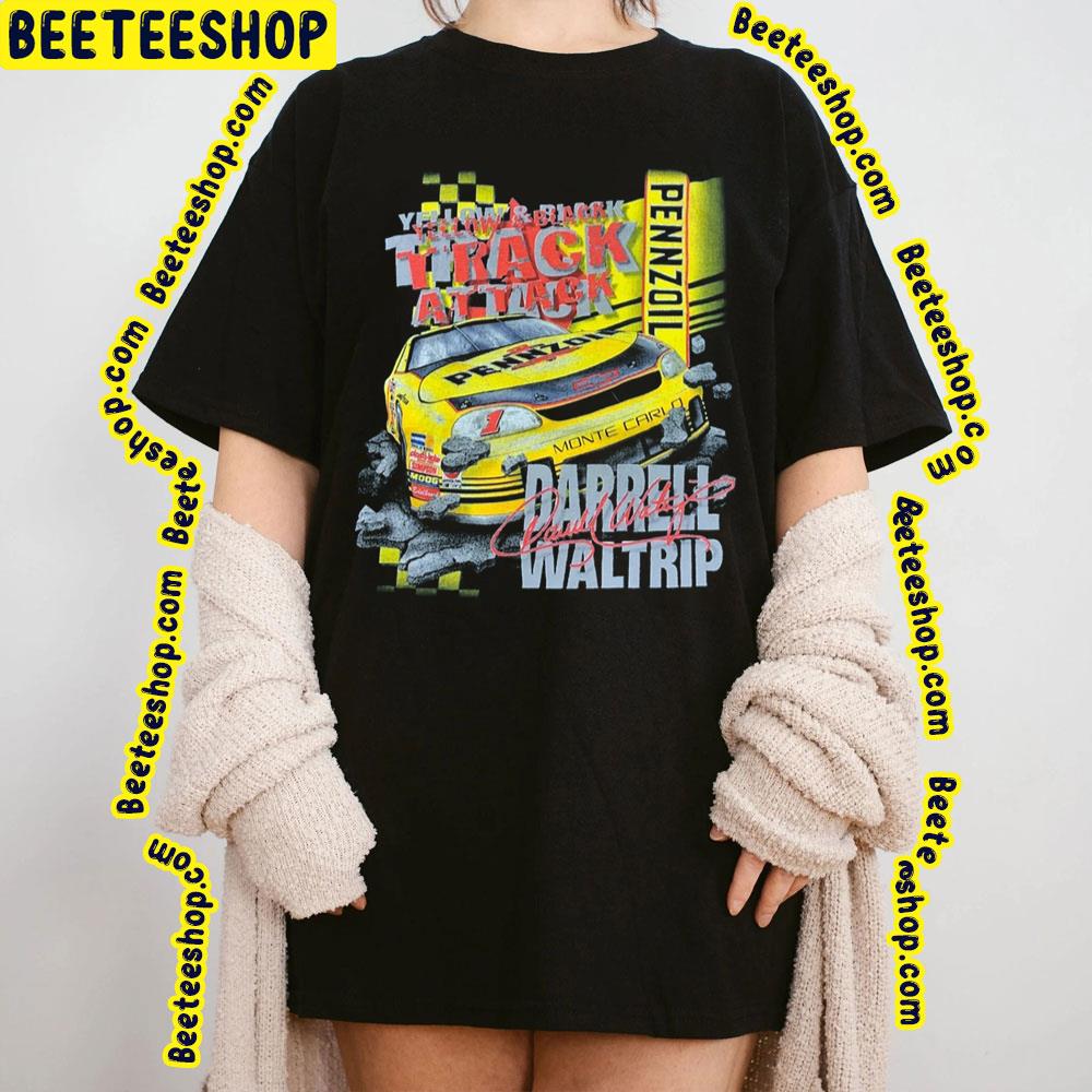 Darrell Waltrip Yellow Black Track Attack Vintage Art Trending Unisex Sweatshirt Darrell Waltrip Yellow Black Track Attack Vintage Art Trending Unisex Sweatshirt