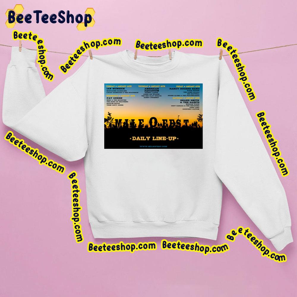 Dauly Line-Up Mile0fest 2023 Trending Unisex Sweatshirt Dauly Line-Up Mile0fest 2023 Trending Unisex Sweatshirt