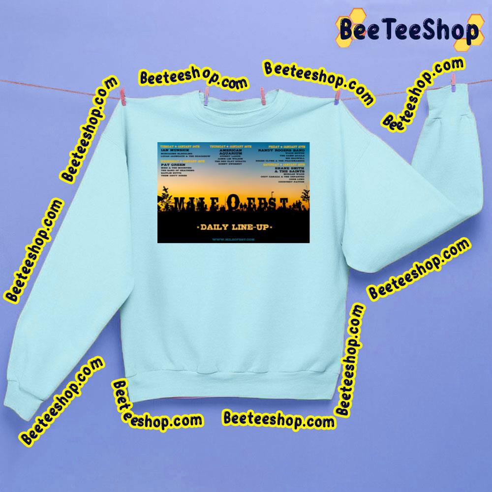 Dauly Line-Up Mile0fest 2023 Trending Unisex Sweatshirt Dauly Line-Up Mile0fest 2023 Trending Unisex Sweatshirt