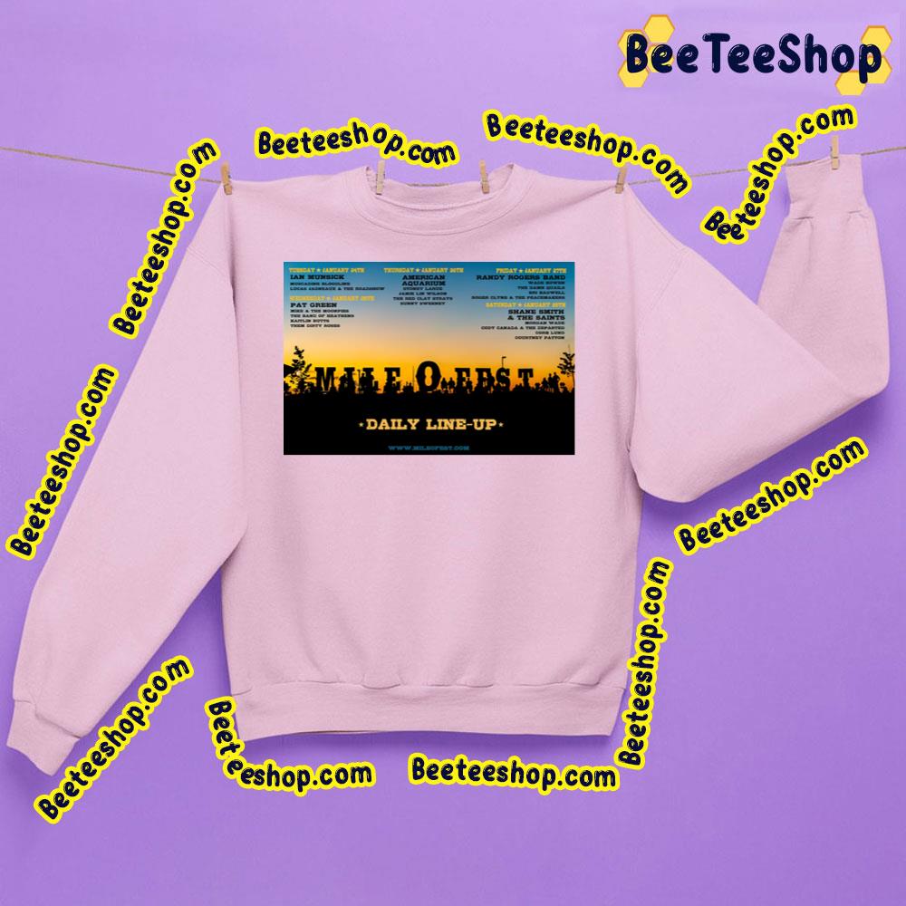 Dauly Line-Up Mile0fest 2023 Trending Unisex Sweatshirt Dauly Line-Up Mile0fest 2023 Trending Unisex Sweatshirt